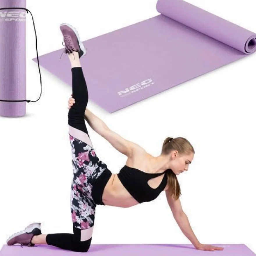 Gymnastikmatte 173 x 61 cm Neo-Sport - 192102 lila