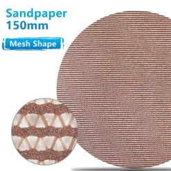 GZKTY Schleifgitter 150mm Klett, Körnung 150, 50 Stück - Ideal für
