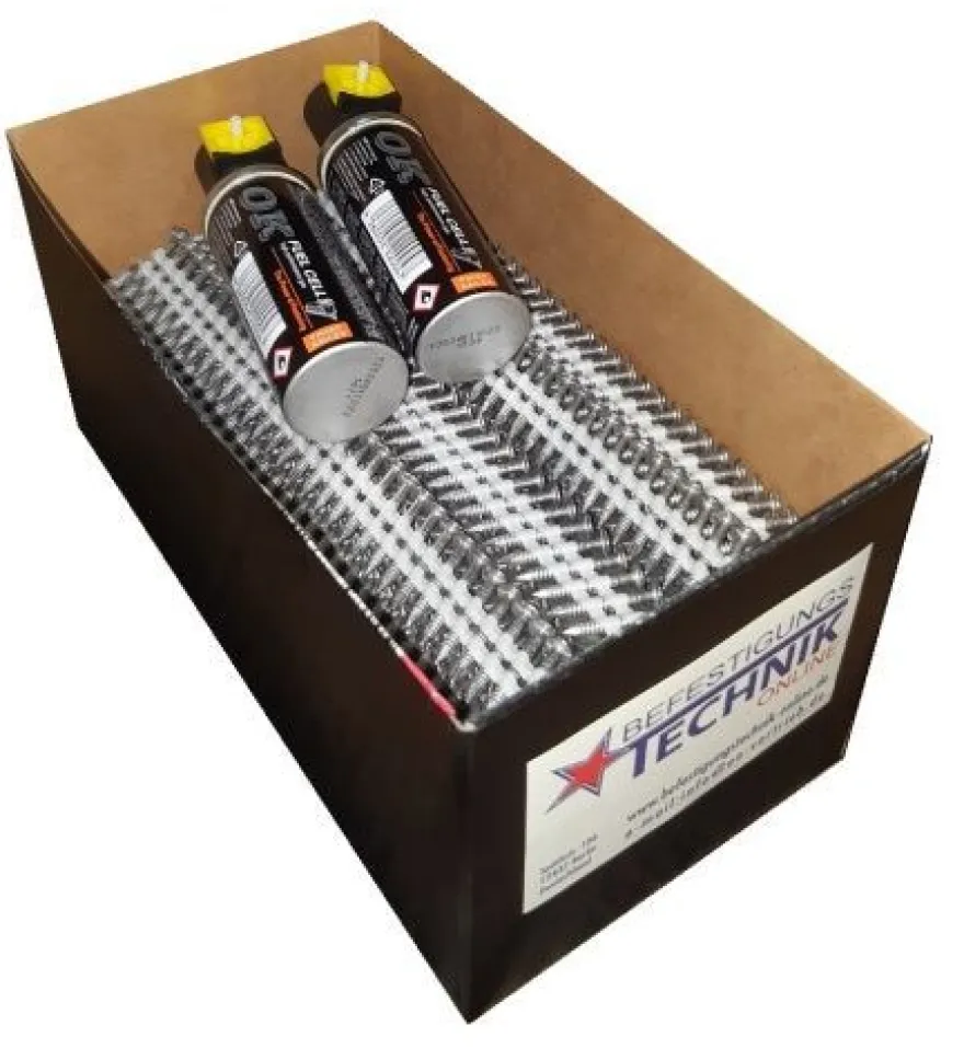 20° Haftennägel 2,8x25mm Ring rostfrei Gas für Würth WO-HN 28/35 KMR R20/35-64 R20/35