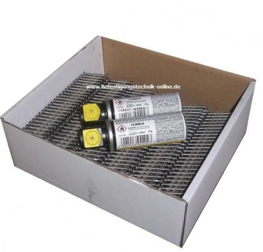 20° Haftennägel 2,8x25mm Ring rostfrei Gas für Würth WO-HN 28/35 KMR R20/35-64 R20/35