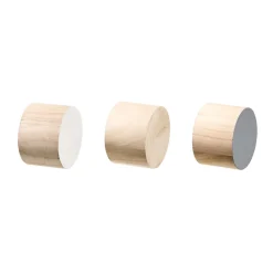 Haken Hook Paulownia Holz Wandhaken Garderobenhaken 3er Set - Bloomingville