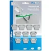 Haken metall - Set von 10 Stück auf Karte