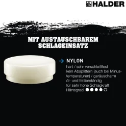 HALDER Supercraft Ersatzeinsatz Nylon 100mm