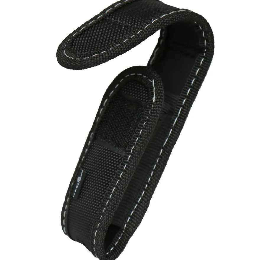 Haller Nylon Etui für Taschenmesser schlankes Messeretui Heft bis 11 cm schwarz