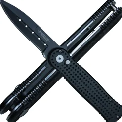 Haller Springmesser mit Sicherung Leichtmetallgriff mit Gürtelclip (ab 18)
