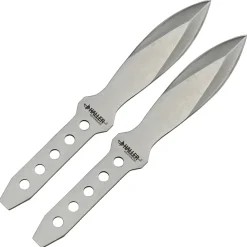 Haller Wurfmesserset 2-teilig, 2 Wurfmesser inkl. Nylon-Gürteletui (18 + )