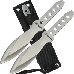Haller Wurfmesserset 2-teilig, 2 Wurfmesser inkl. Nylon-Gürteletui (18 + )