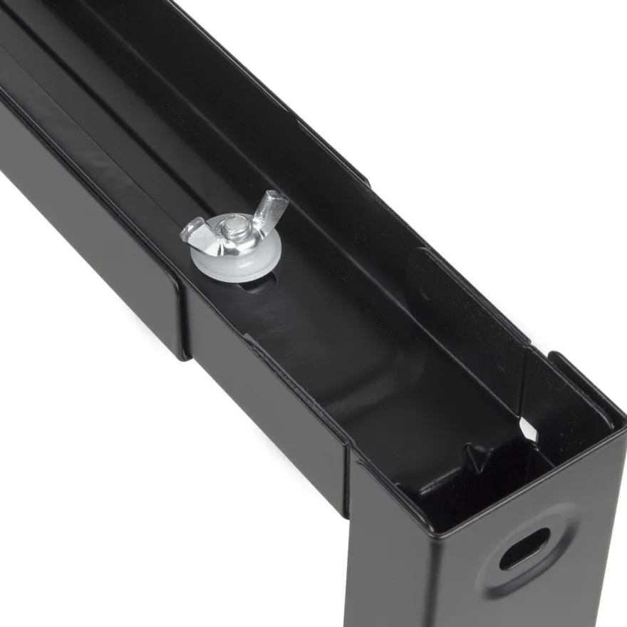 Halterung Wandhalterung für Mikrowellen Grillofen Backofen bis 30 kg Schwarz