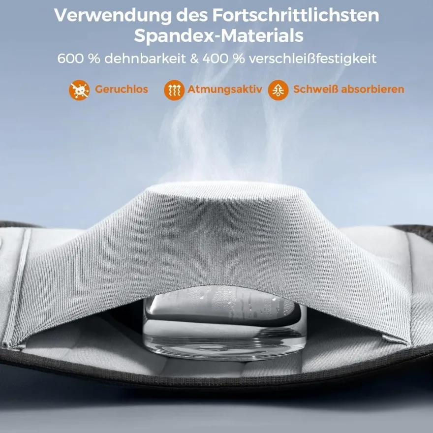 Handgelenkschiene Karpaltunnel atmungsaktiv Stützstange verstellbar Grey S