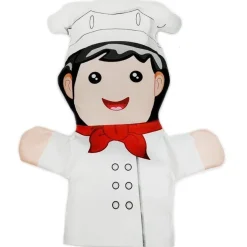 12 Handpuppen Familienmitglieder aus Stoff Plüsch Spielzeug Plüschtiere