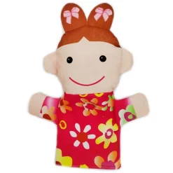 12 Handpuppen Familienmitglieder aus Stoff Plüsch Spielzeug Plüschtiere