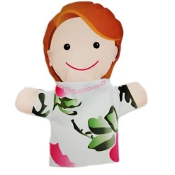 12 Handpuppen Familienmitglieder aus Stoff Plüsch Spielzeug Plüschtiere