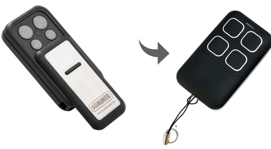 Handsender passend f?r Sommer Slider+ 4-Kanal Handsender | SOMloq2 FM 868,95 MHz