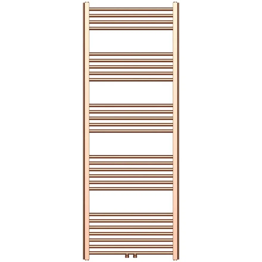 Handtuchheizkörper mit Mittelanschluss in gebürstetem Kupfer ? 1600x600mm, 557 Watt