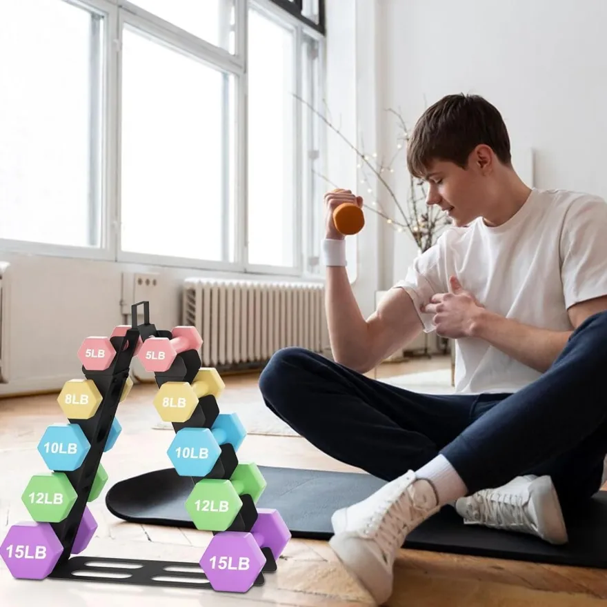 Hantelständer Rack Gewichtsorganisator für Hanteln Gym Fitnessstudio