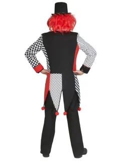 Harlekin Kostüm Herren Pierrot Oberteil Frack Clown Karneval Fasching Halloween