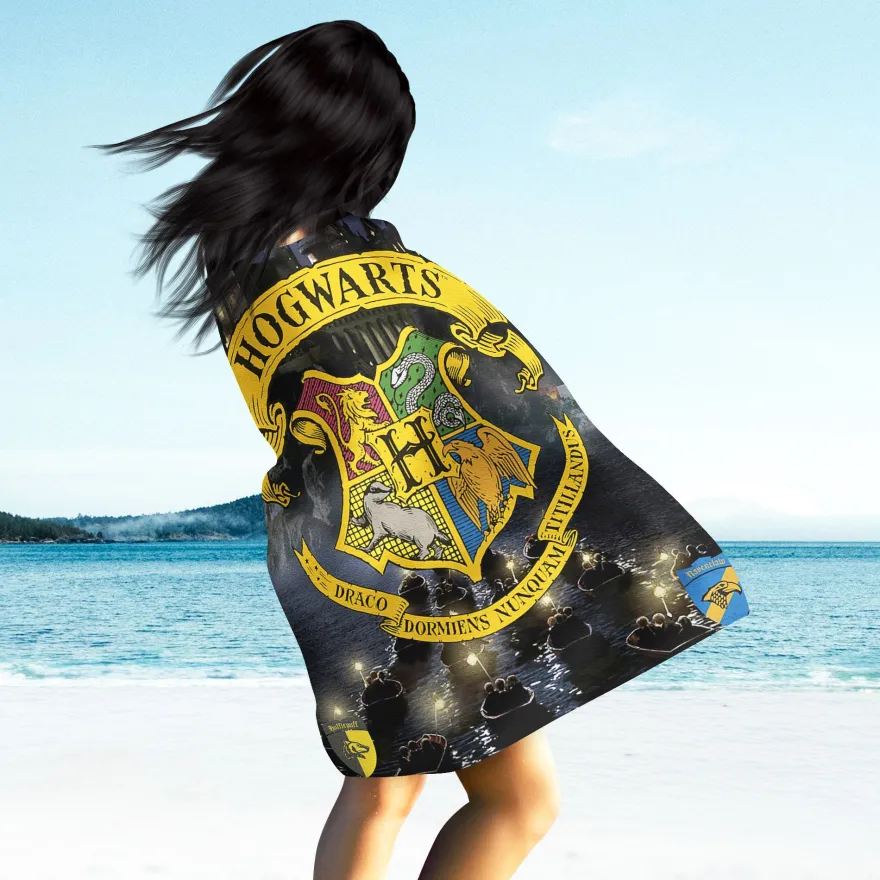 Harry Potter Hogwarts Badetuch 75x150 cm
