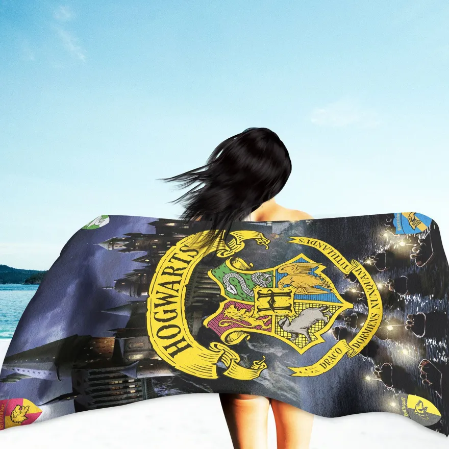 Harry Potter Hogwarts Badetuch 75x150 cm