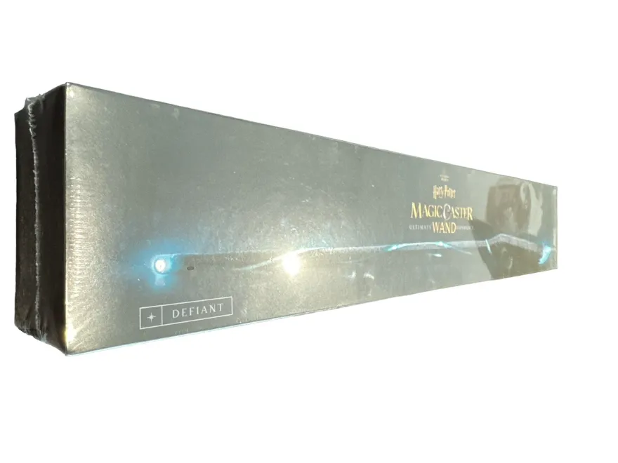 Harry Potter Zauberstab Magic Caster Wand Defiant Blau Neu in OVP