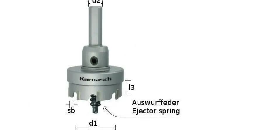 Hartmetallbestückte Lochsäge EASY-CUT 5