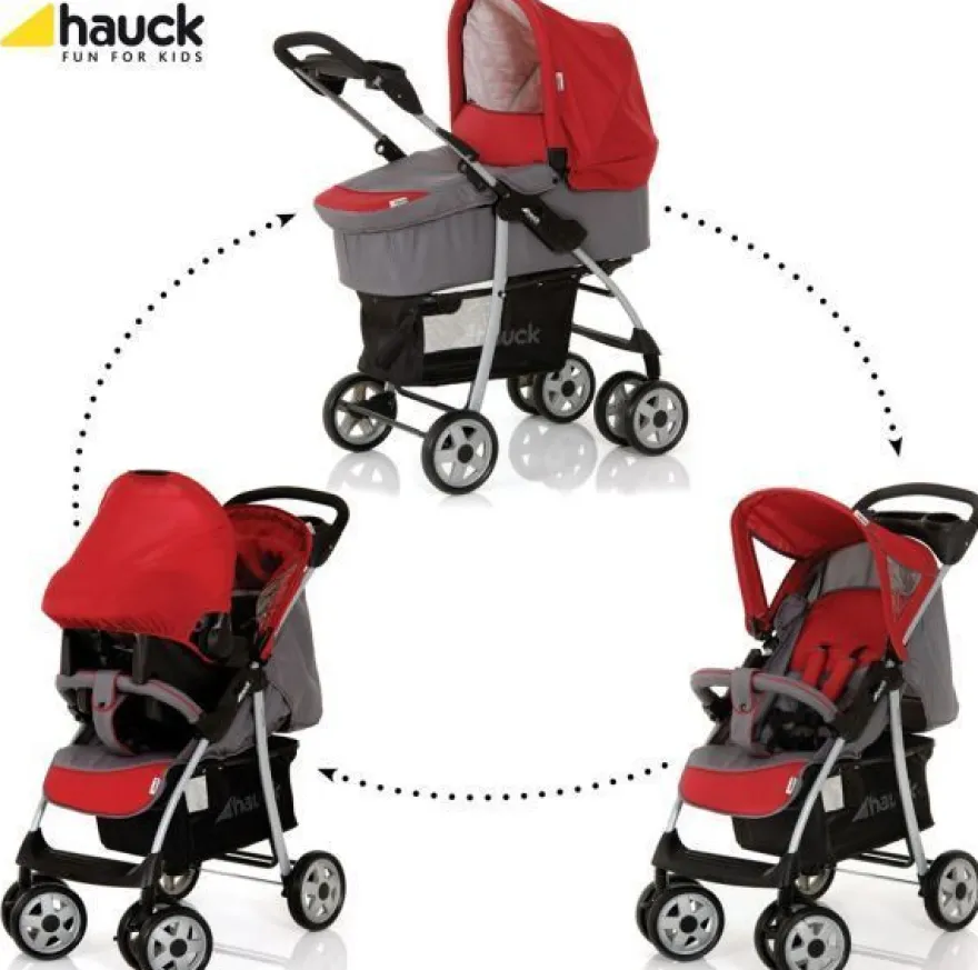 Hauck Buggy Shopper Trio Set, Smoke/ Tango