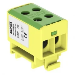 Hauptleitungsklemme 4x2,5-35mm2 gelb-grén 1P Verteilerblock Al/ Cu Klemme