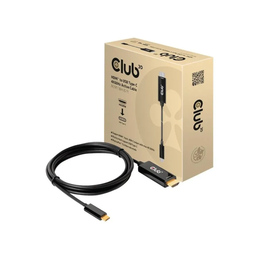 HDMI-Kabel Club-3d Aktives HDMI-zu-USB-C Kabel 1,8 m