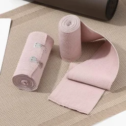 Healifty Elastische Bandage Wrap Set 4 Rollen 8 Clips Knie Handgelenk Knöchel