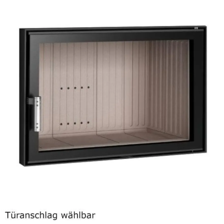 Heatro 81H Black Kamineinsatz mit Hebetür 12kW