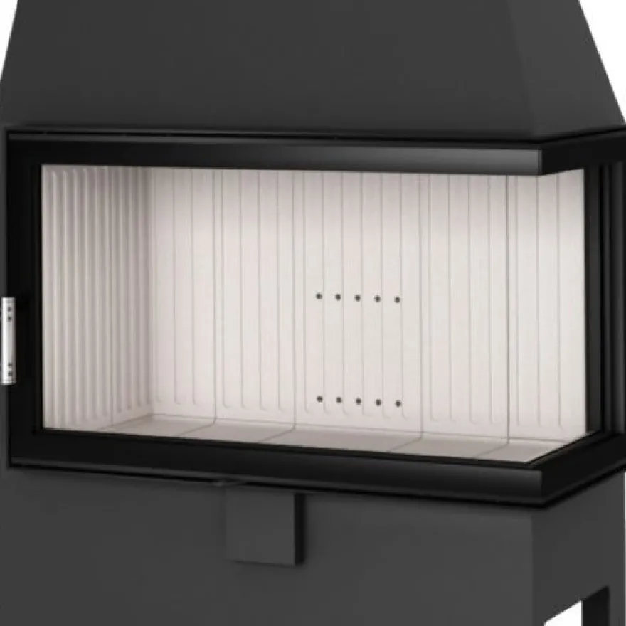 Heatro 69P Eck-Kamineinsatz 11kW rechtsverglast