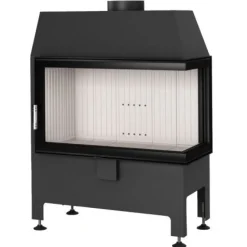 Heatro 69P Eck-Kamineinsatz 11kW rechtsverglast