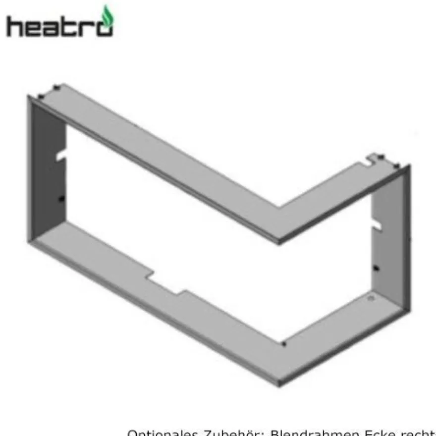 Heatro 69P Eck-Kamineinsatz 11kW rechtsverglast