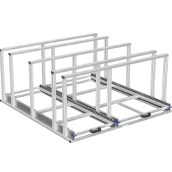 Heckauszug Kastenwagen Doppelauszug 1200mm mit Ablagen Fläche