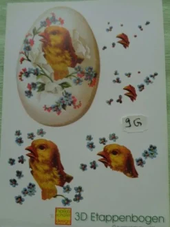 Heike Schäfer 3D Schneidebogen Etappenbogen cards Frohe Ostern