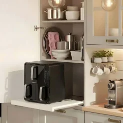 Heißluftfritteuse, Doppelkammer, vertikal, 12 l, Berdsen 2800W BD-664