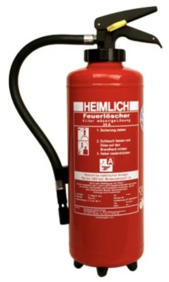 Heimlich® 6L Wasser Auflade Feuerlöscher 34A= 10LE
