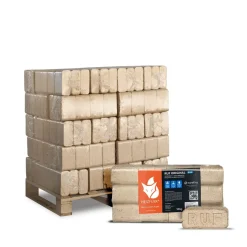 Heizfuxx RUF Original Blue Holzbriketts Nadelholz 10kg x 30 Gebinde 300kg Palette