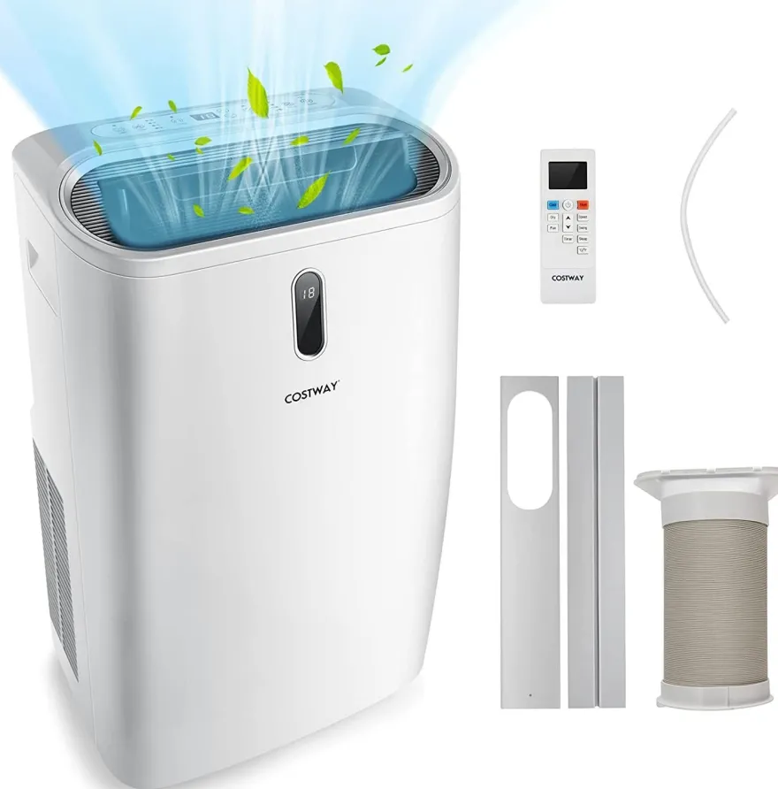 Heizlüfter, Klimagerät mobil, 14000 BTU 5 in 1 Mobile Klimaanlage
