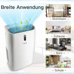 Heizlüfter, Klimagerät mobil, 14000 BTU 5 in 1 Mobile Klimaanlage