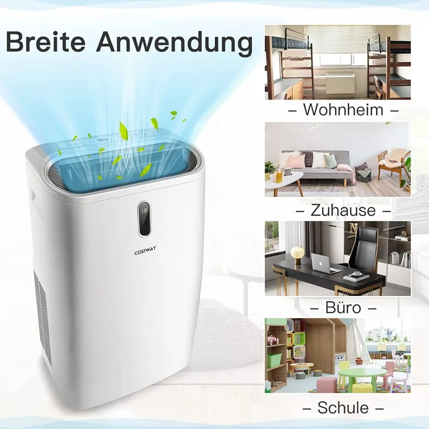 Heizlüfter, Klimagerät mobil, 14000 BTU 5 in 1 Mobile Klimaanlage