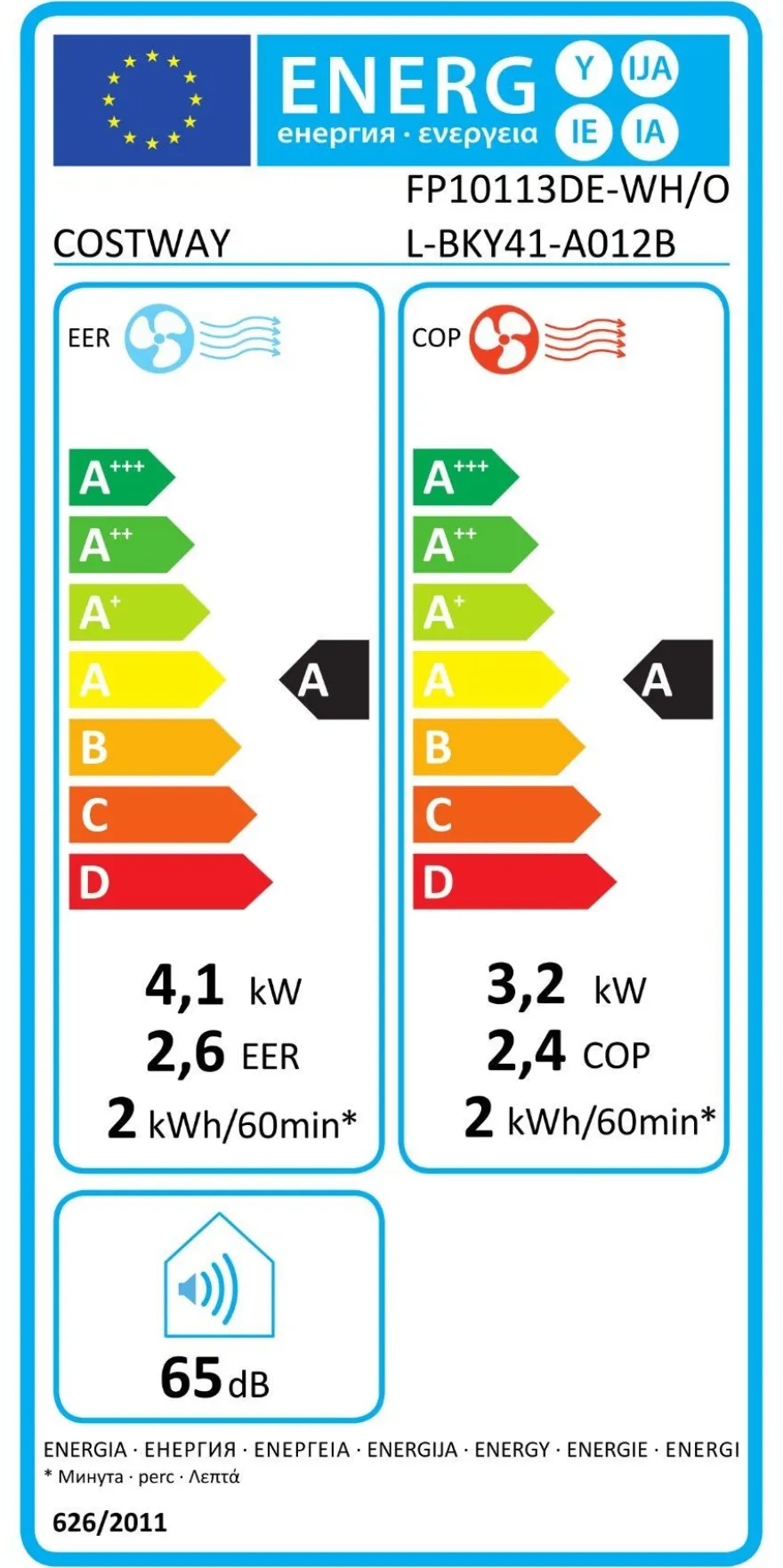 Heizlüfter, Klimagerät mobil, 14000 BTU 5 in 1 Mobile Klimaanlage