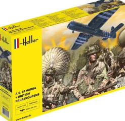 Heller A.S. 51 Horsa+ Paratroopers in 1:72 1010353130 Glow2B 35313 Bausatz