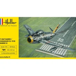 Heller - F-86F Sabre / Canadair CL-13 B Sabre VI - 1:72 - 58 Teile