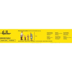 Heller - Grocer Family - 1:24 - 31 Teile - 4 Figuren