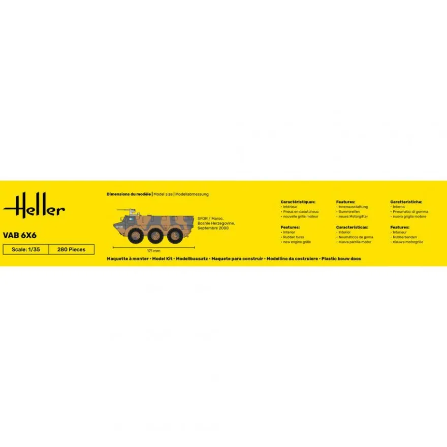 Heller - Starter Kit VAB 6x6 - 1:35 - 280 Teile