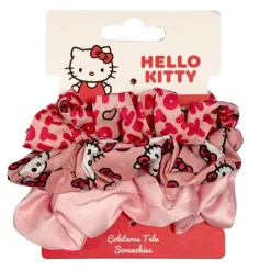 Hello Kitty Scrunchie Haargummi-Set 3 Stk