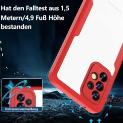 Hensinple Hülle für Samsung Galaxy A53 5G, 360 Grad stoßfest, Vorder- und