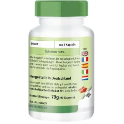 Herbal DX 90 Kapseln - Flohsamen-Schalen Kräuter Pflanzen-Extrakte MHD 9/26 fairvital
