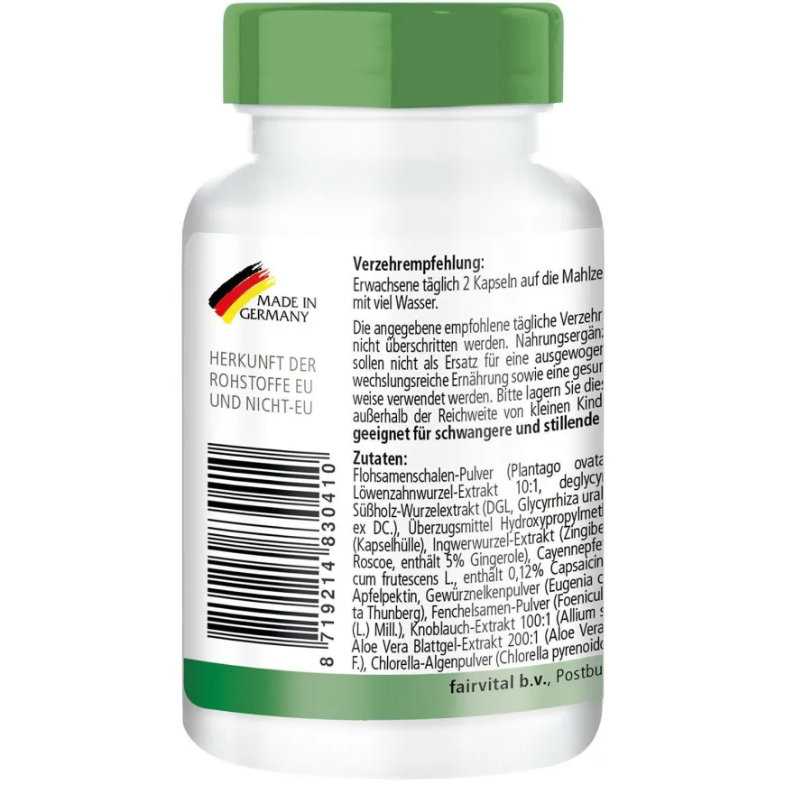 Herbal DX 90 Kapseln - Flohsamen-Schalen Kräuter Pflanzen-Extrakte MHD 9/26 fairvital