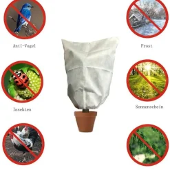 Herilios Winterschutzhaube 200x240cm Weiß (3 Stück) - Reißfester Frostschutz